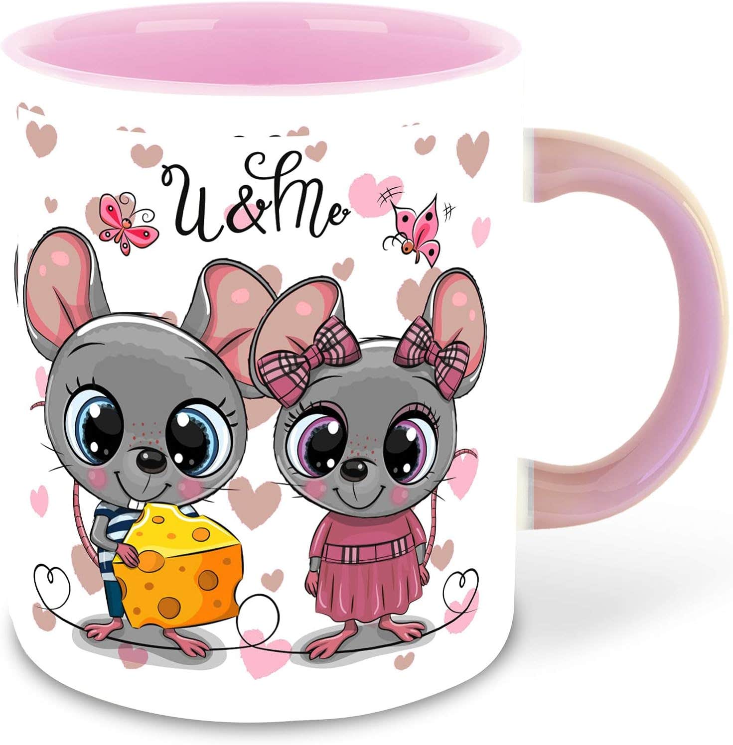 Cute Animal Cartoon Ceramic Coffee Mug - Multicolor, 325ml, Microwave Safe