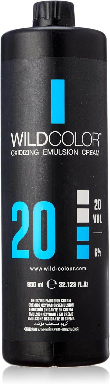 Wildcolor 6% Oxidizing Emulsion Cream for Professional Hair Coloring