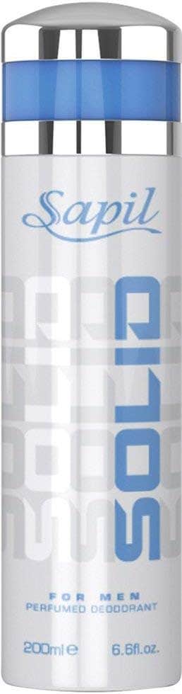 Sapil Solid Blue Deodorant for Men, 200ml - All Day Protection