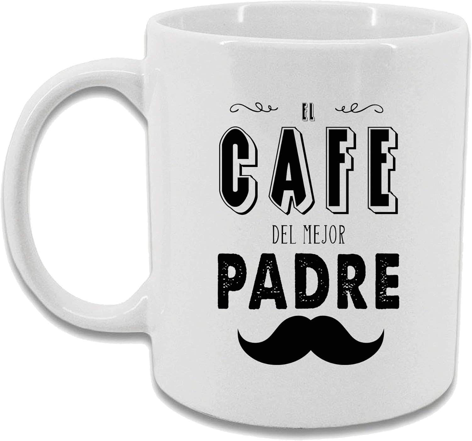 ZZEUZ FE Father's Day Ceramic Coffee Mug - White, 355ml