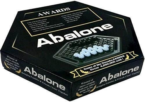 Generic Abalone Board Game - Marble Material, 2 Players, Ages 6+