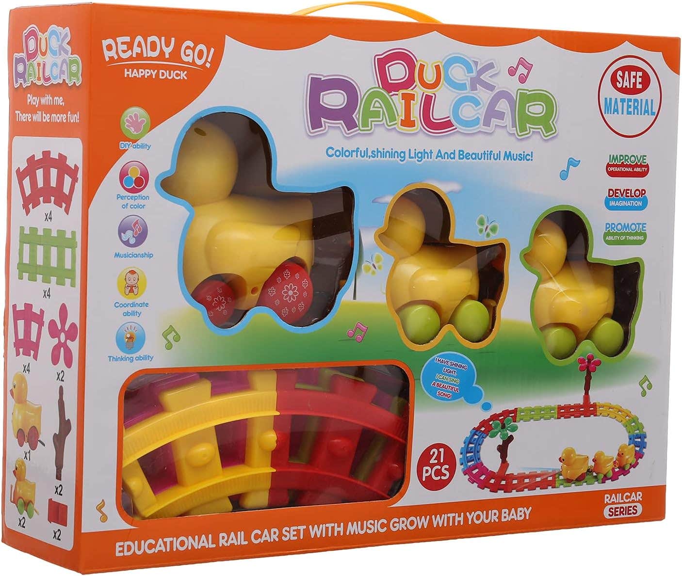 Musical Ducks Toy Car Set - Creative Play for Kids