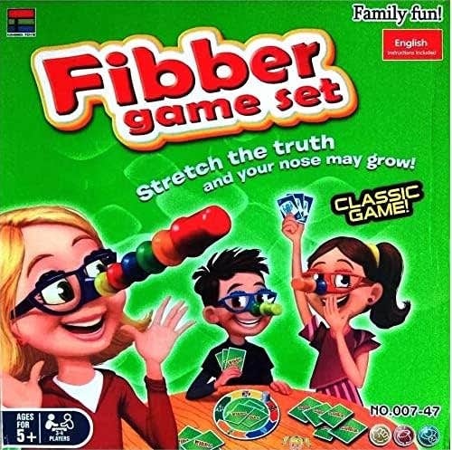 Classic Fibber Card Game Set - Humorous Action Drafting Toy
