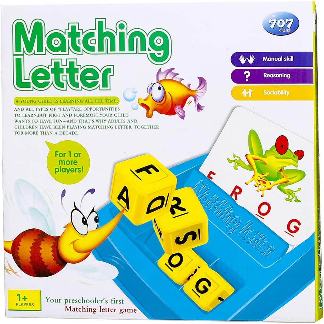 707 Games Matching Letter Game for 3+ Years - Educational Toy