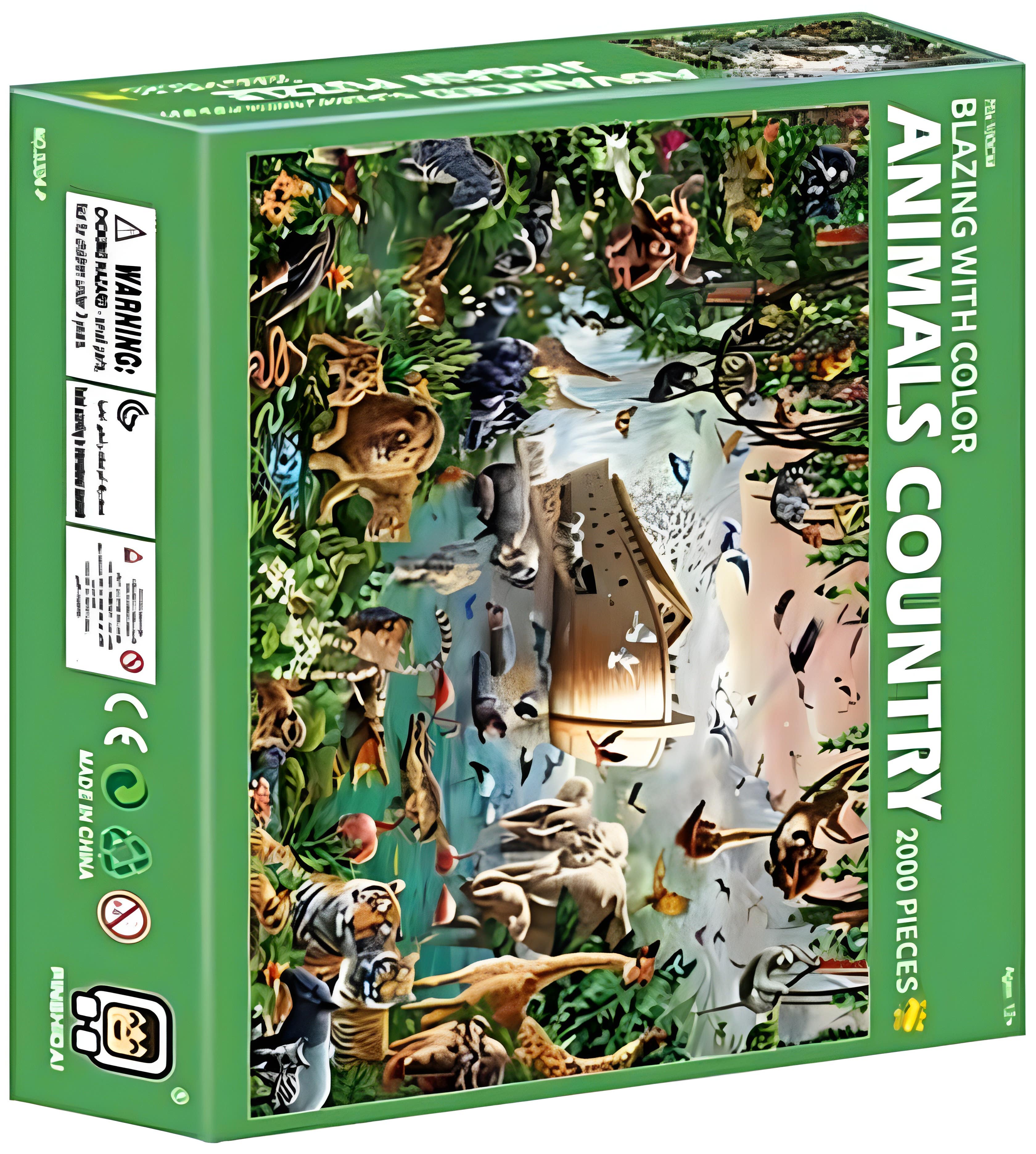 2000-Piece Jigsaw Puzzle Set, 70x100 cm - Family Game & Home Decor