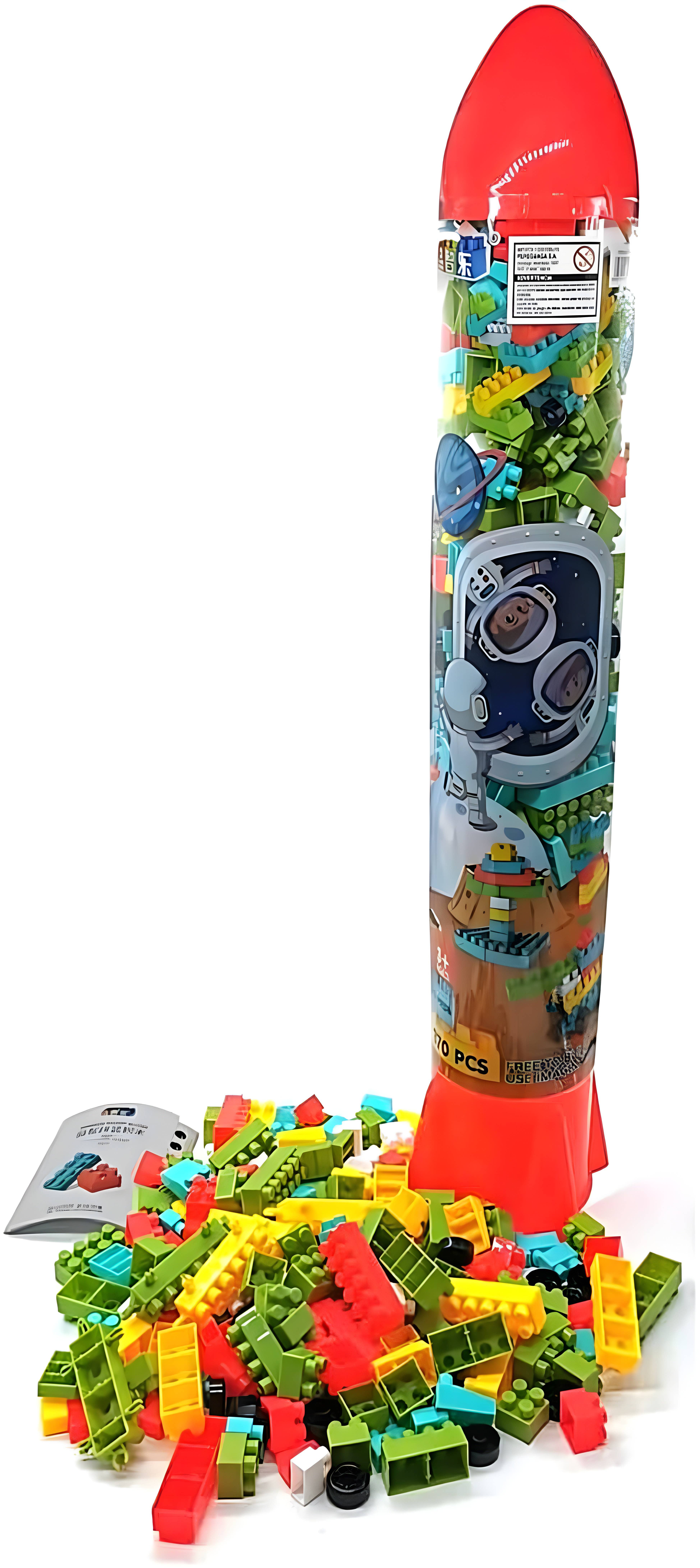 Space Adventure Building Blocks Set - 370 Pieces - Educational Toy