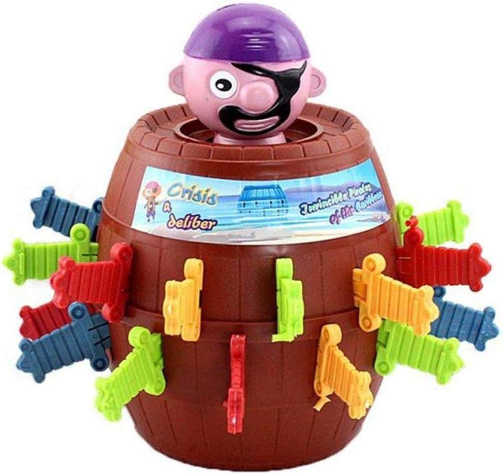 Pirate Bucket Table Lucky Stab Pop Up Toy, Tricky Intellectual Barrel Games For Kids