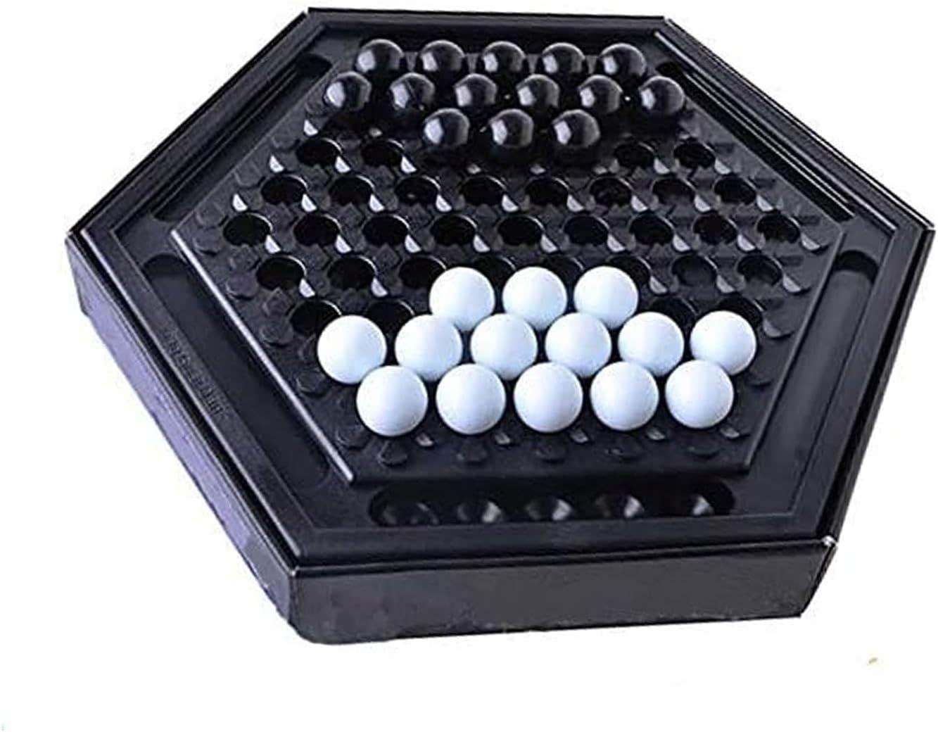 lycss Abalone Chess Set - Strategy Game for Adults - Tabletop Marble Chess Set