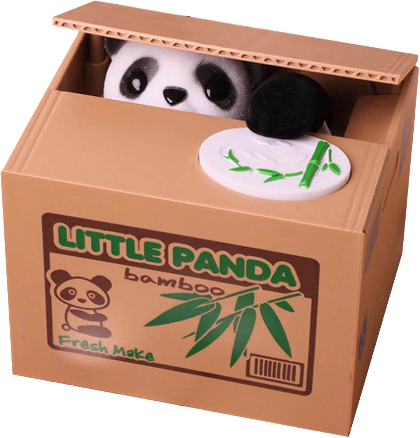 Cute Cat Stealing Money Box Piggy Bank for Kids - Educational Toy