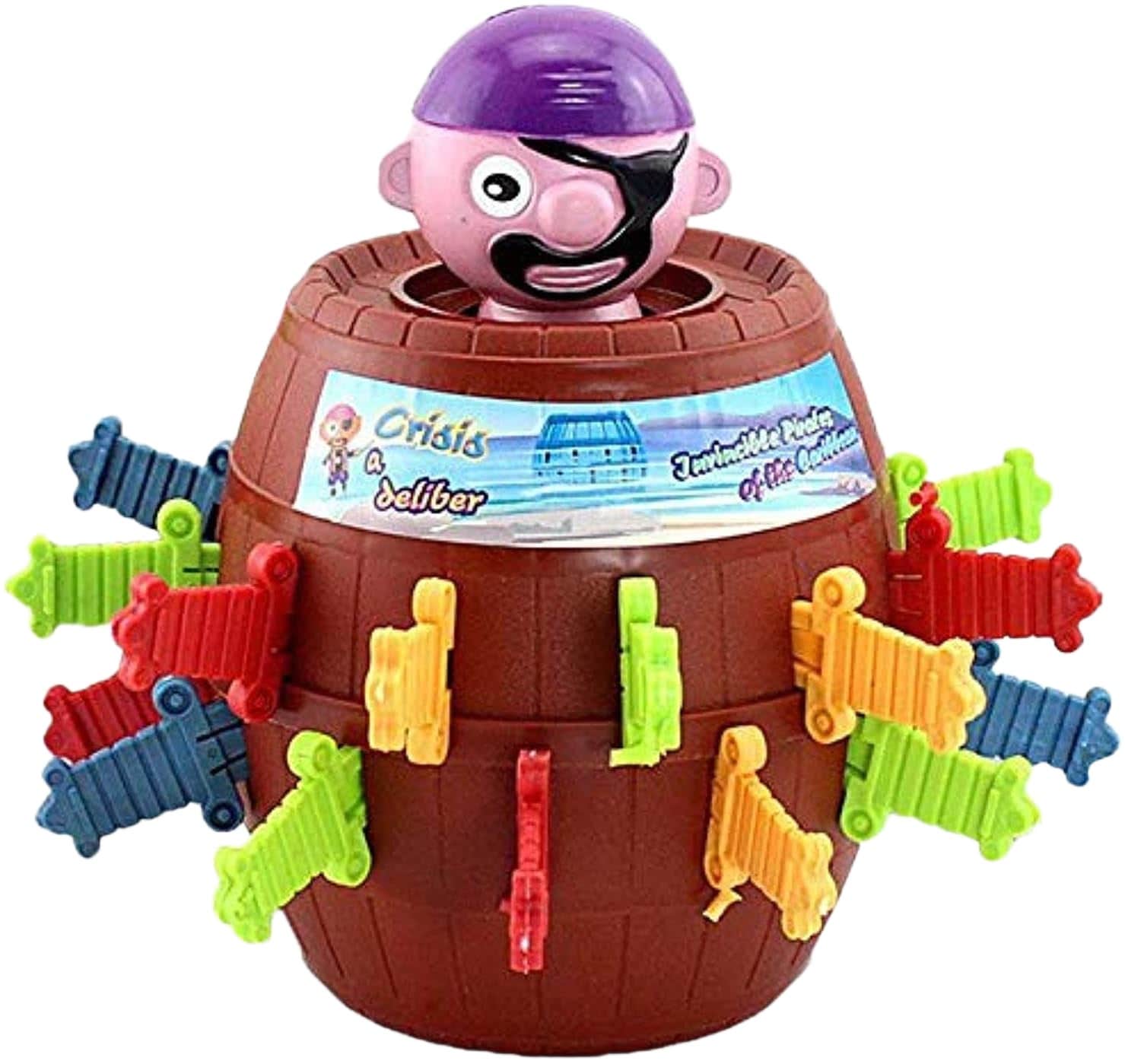 Pirate Bucket Game Toy for Kids and Adults - Lucky Stab Pop-Up - Intellectual Game