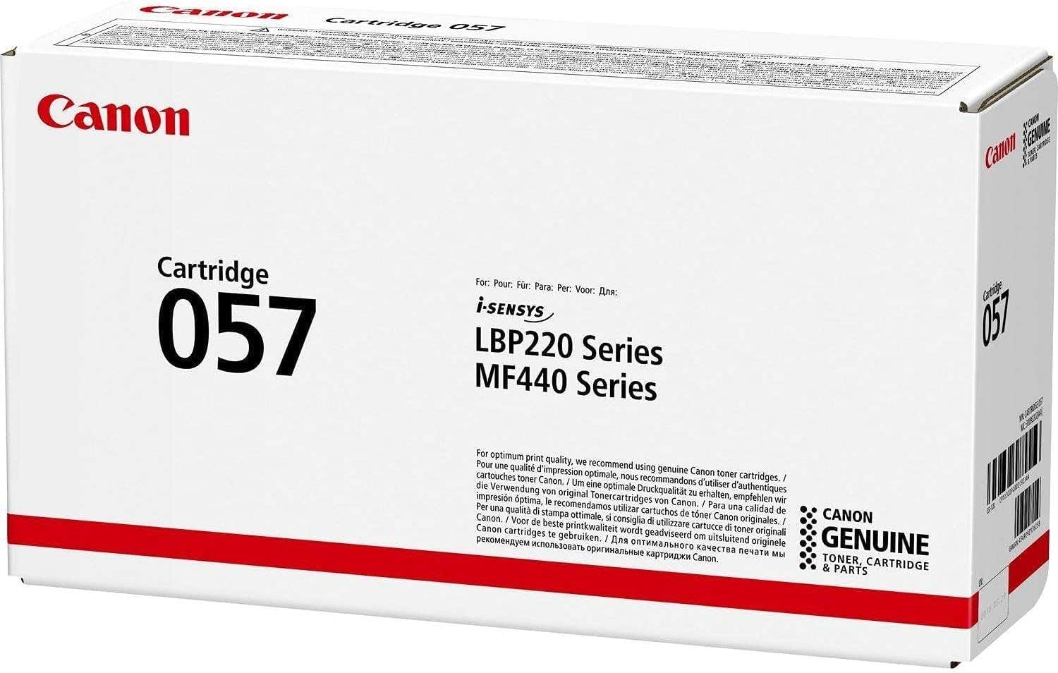 Canon Laser Toner Cartridge 057 - White - For Printers