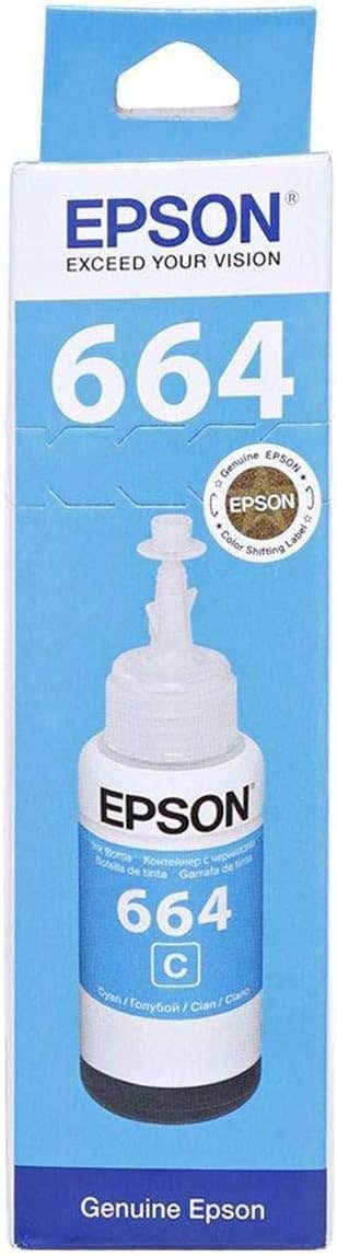 "Epson T6642 Cyan 70ml Ink Cartridge - High-Quality Print Solution for Epson Printer Models"