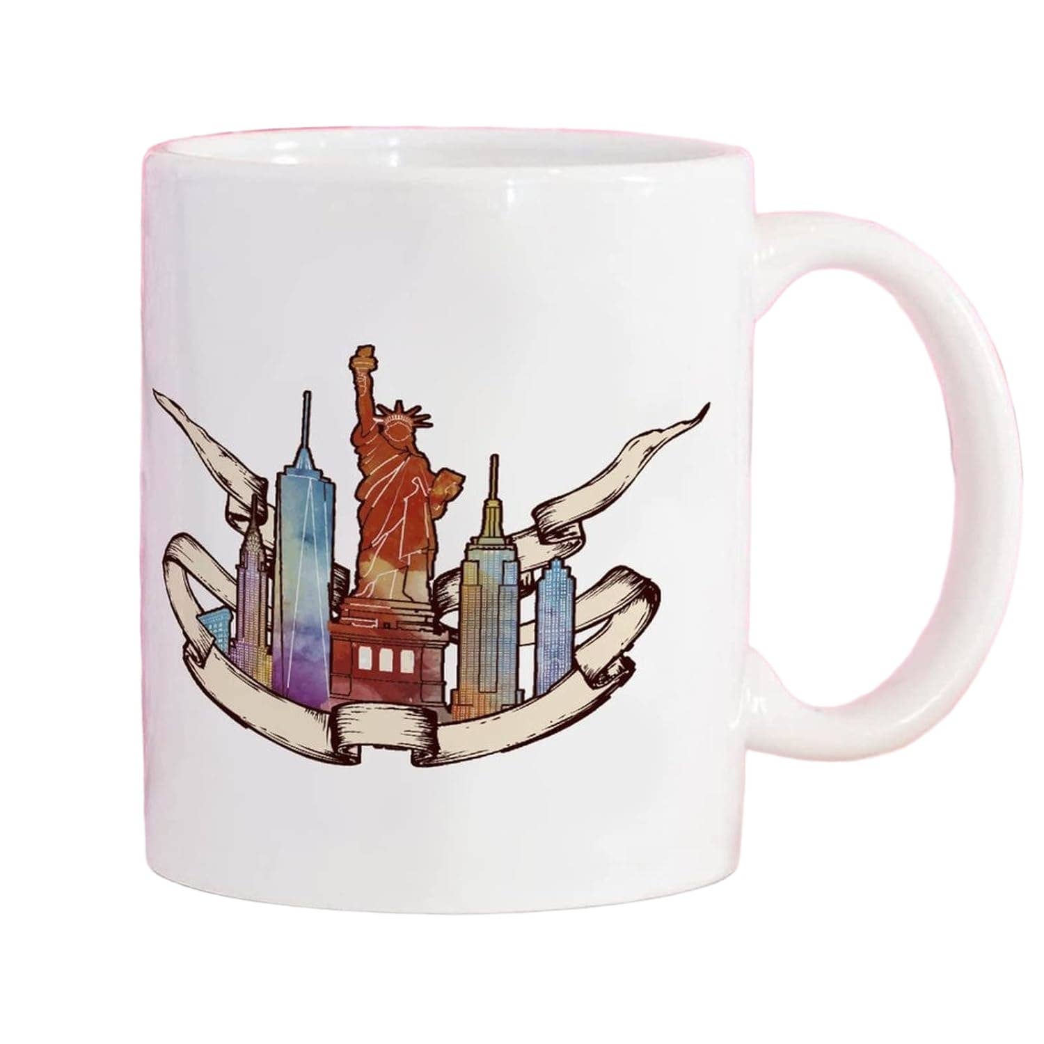 USA Flag Ceramic Independence Day Coffee Mug - 11oz