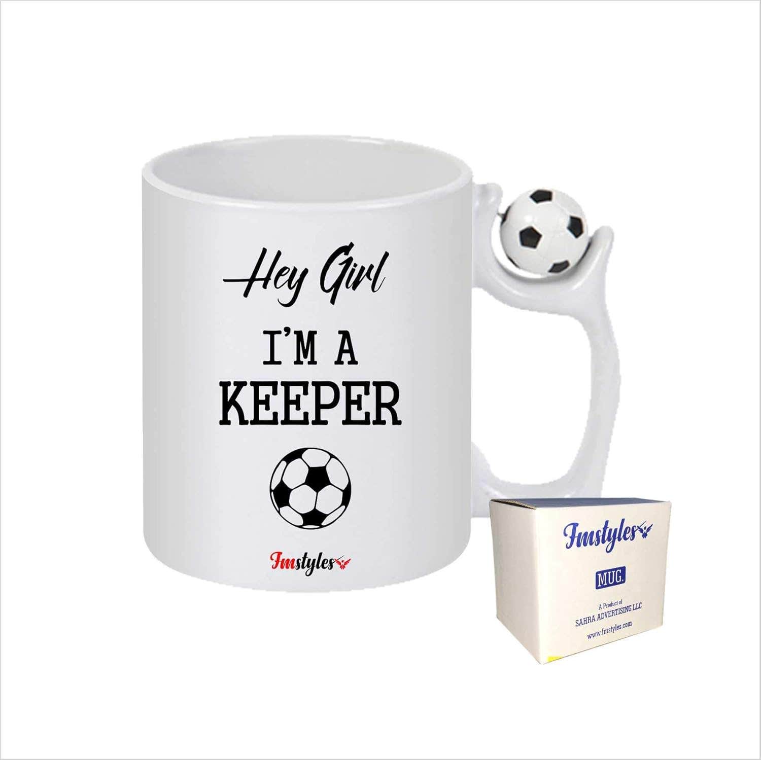 FMstyles Hey Girl I'm a Keeper Football Fan Mug - FMS256