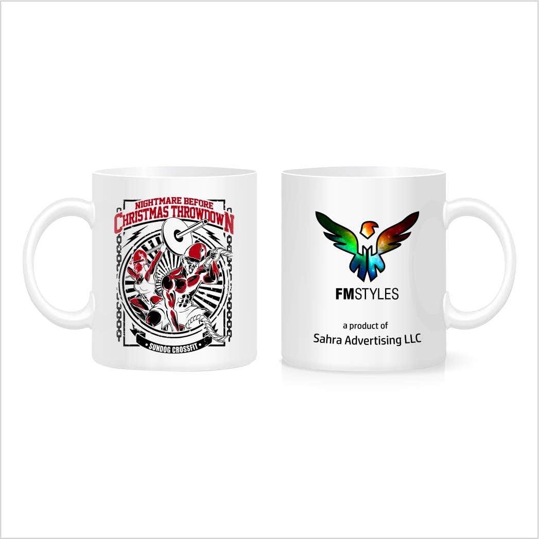 Luxury Christmas Ceramic Mug Set by FMstyles - White, Sublimation, BPA Free