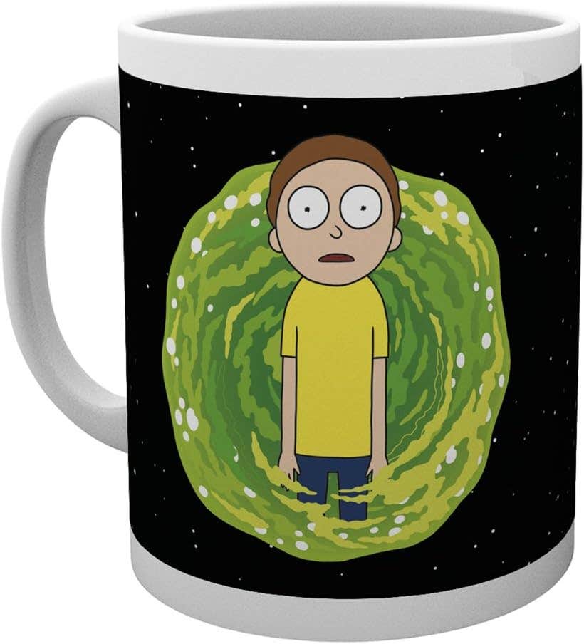 GB eye Rick and Morty Ceramic Mug - White, 330ml - Microwave Safe