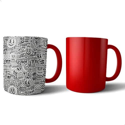 Bit-Hosny Ceramic Magic Color-Changing Mug - Microwave Safe - Brand: Bit-Hosny