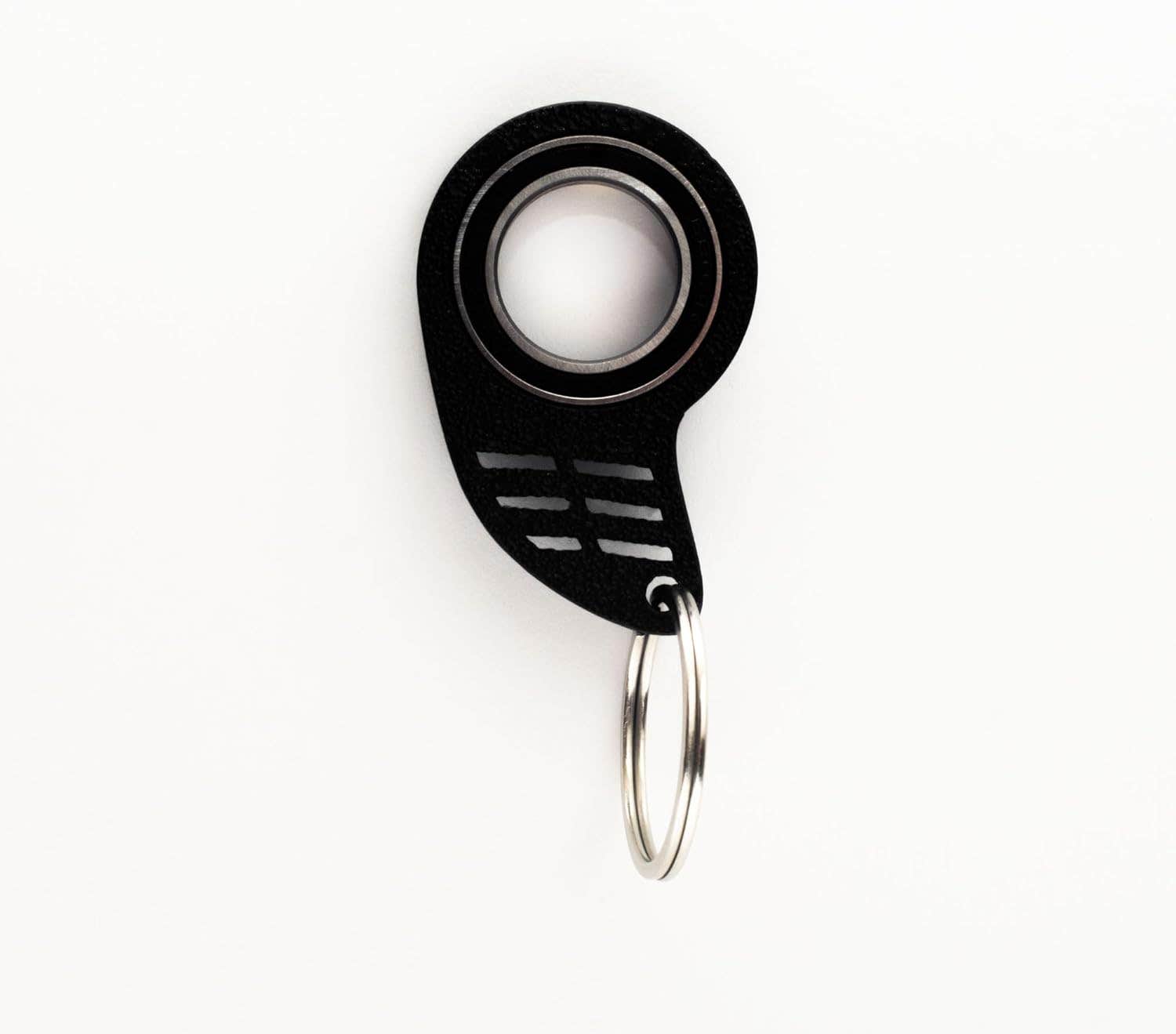 keychain Ninja Swivel keychains,(Metal spinner finger- Plastic 3D Body) keychain tips to relax portable car or bike swivel keychains for boys, men and women Shape 3