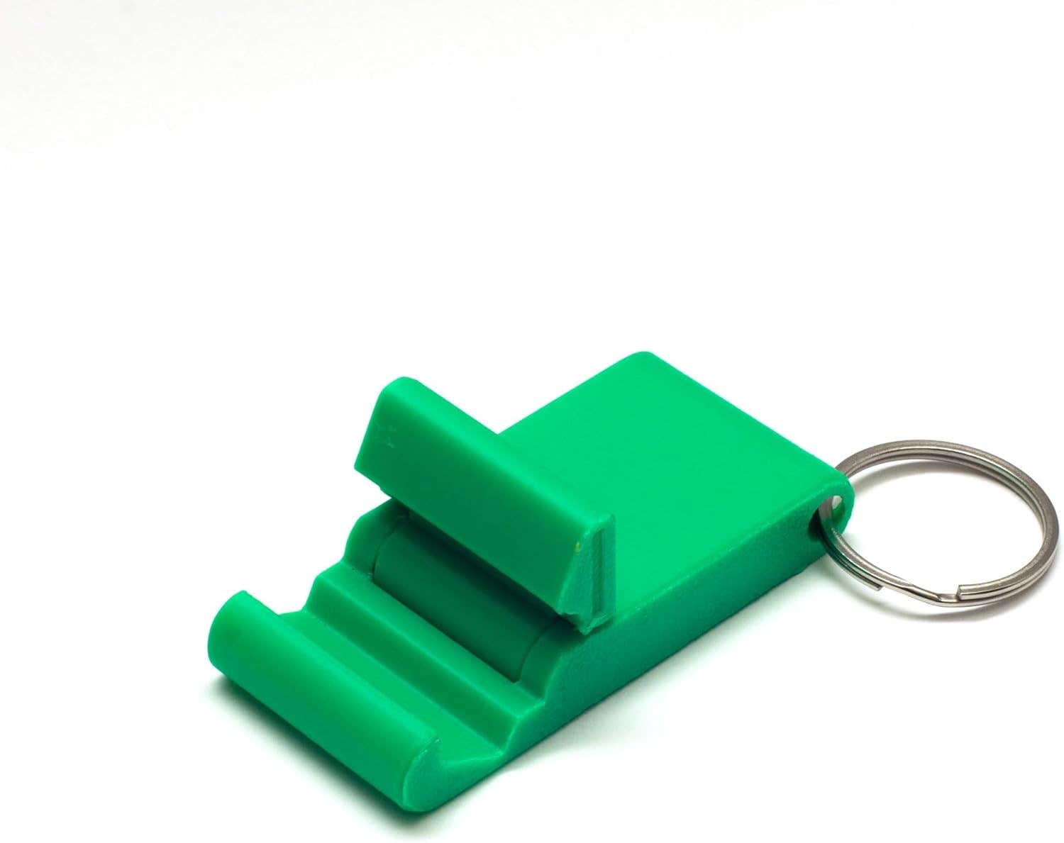 Plastic Mobile Phone Holder for Keys, Multi Use - Green