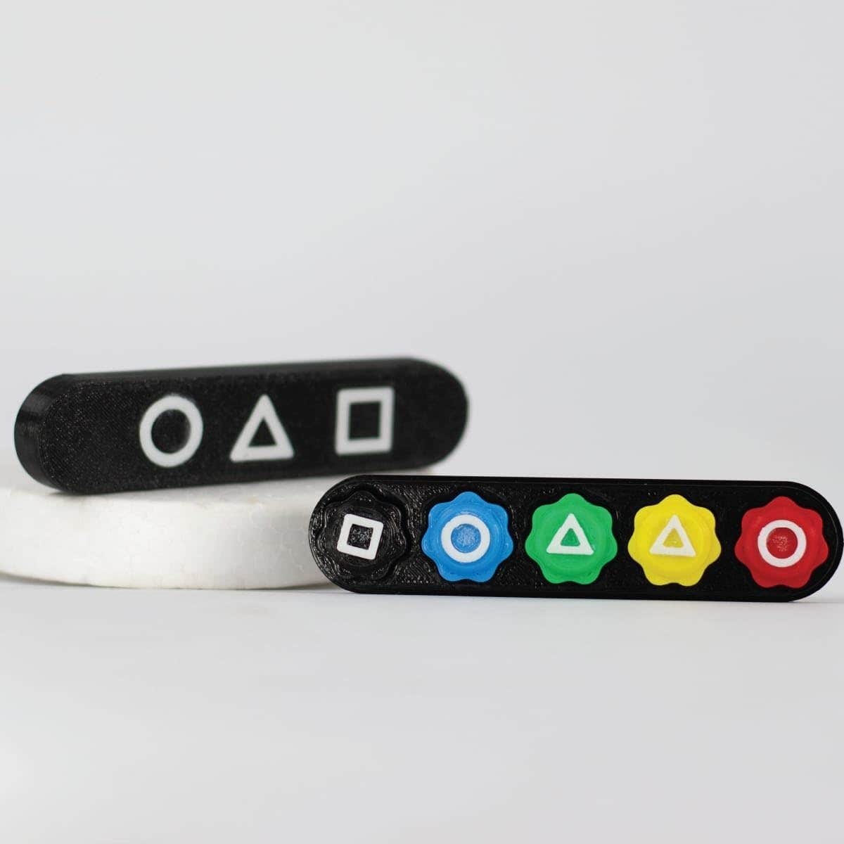 REGAPOG Gonggi Korean Game - Gonggi Stones Game, Gonggi Traditional Korean Game Gonggi Jack Stone Pebble Hand Game with Colourful Stones for Coordination Training (with Box) (2 Pieces)