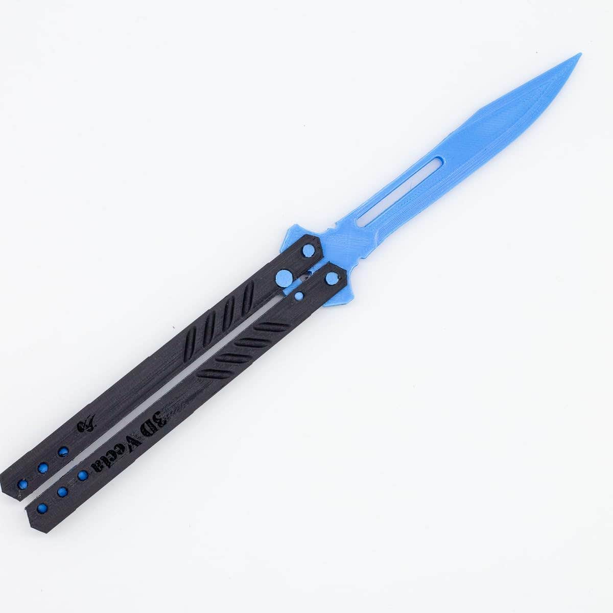 Blue butterfly Plastic Knife