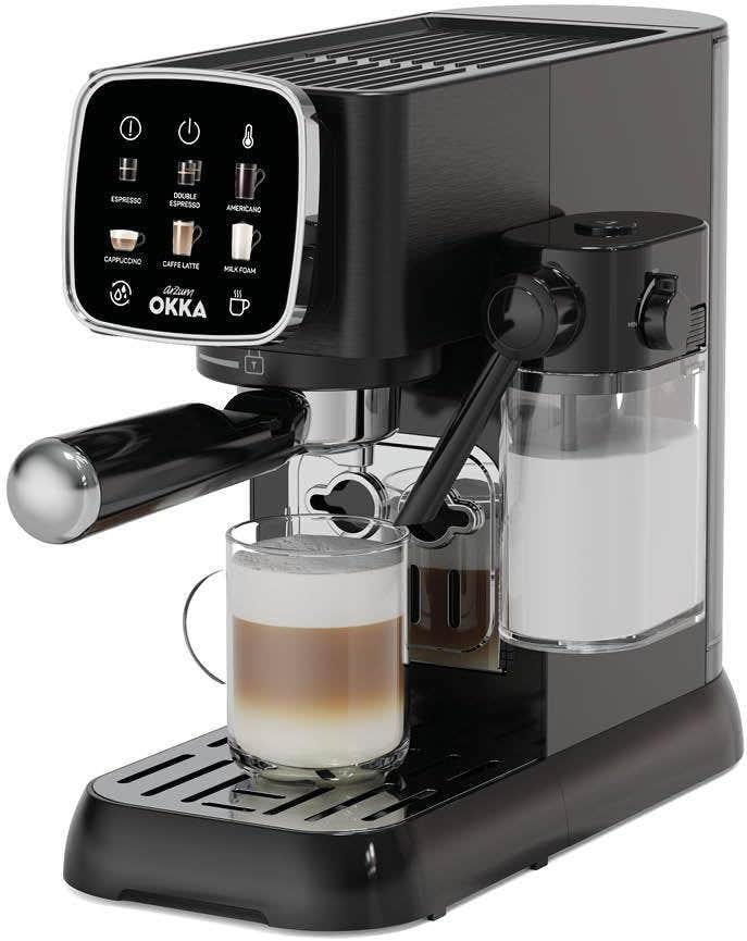 Okka Espresso Solo M Semi-Automatic Espresso Machine OK0032-05 Black-Chrome