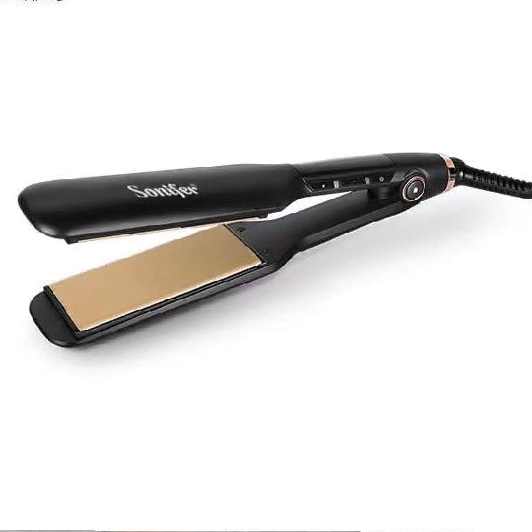 Sonifer SF-9527 high quality electronic heating element digital display ceram iron coating plate fast hair straightener machine