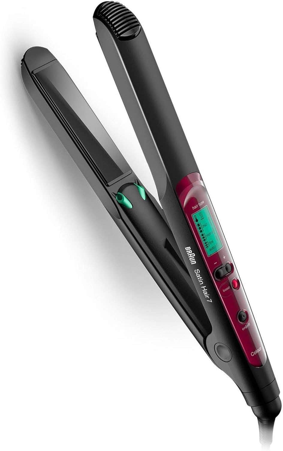 Braun Satin Hair 7 ST750 Straightener with Colour Saver Technology & IONTEC Technology – International Warranty