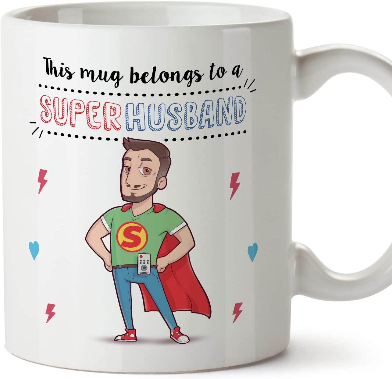 MUGFFINS Husband Ceramic Mug - English Style - Funny Gift - 11oz Capacity
