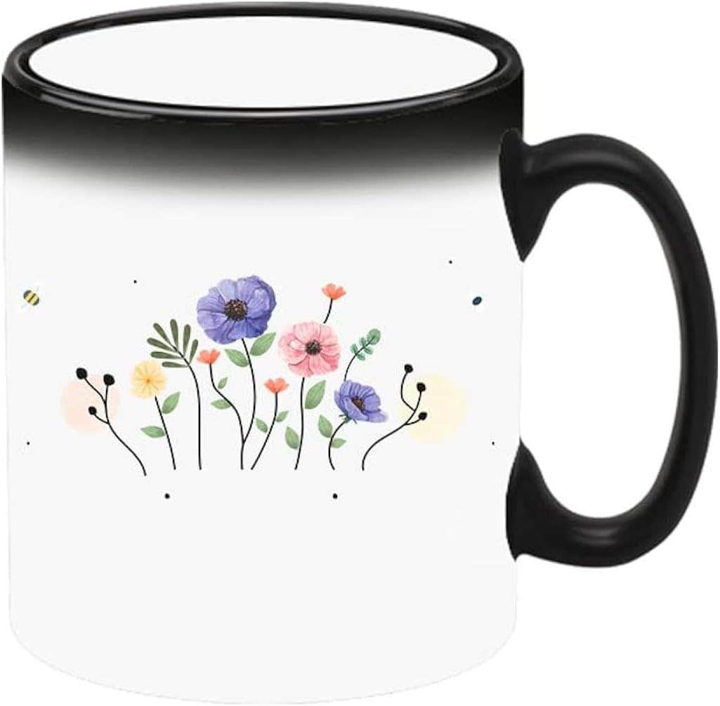 Color Changing Ceramic Magic Mug - Heat Sensitive, Multicolour, 340g - FORZA RAGAZZI