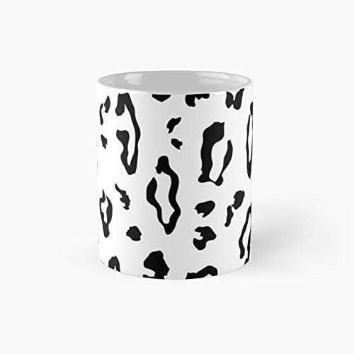 Leopard Print Abstract Ceramic Mug - Funny Coffee Cup 11 Oz - Microwave Safe