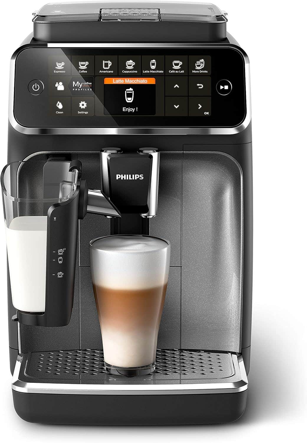 Philips Espresso Machine, Digital, 1.8L, EP4346/70 - Black