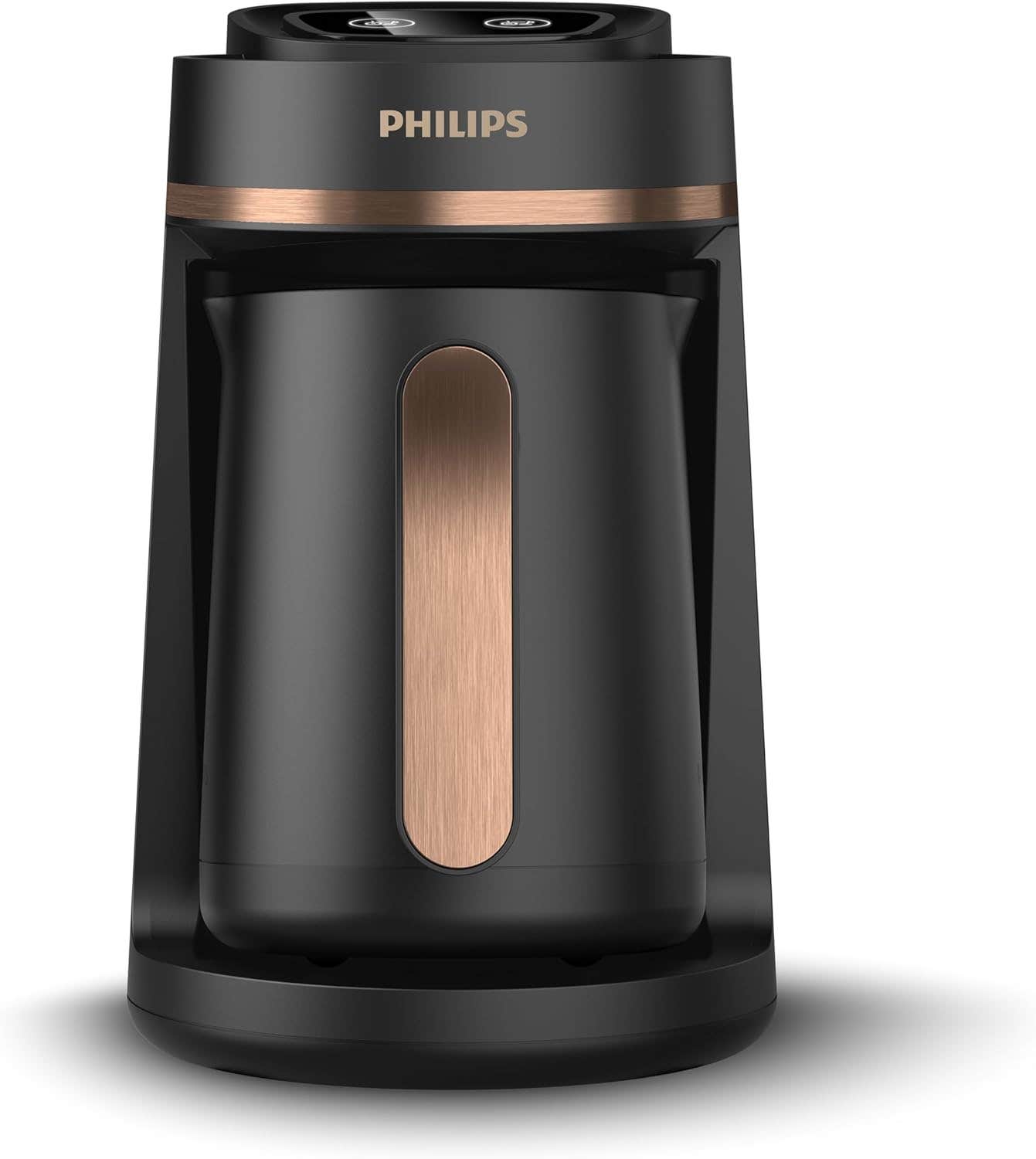 Philips Turkish Coffee Maker Series 5000 - 4 Cup Capacity - Slow Brew Function - Black/Bronze