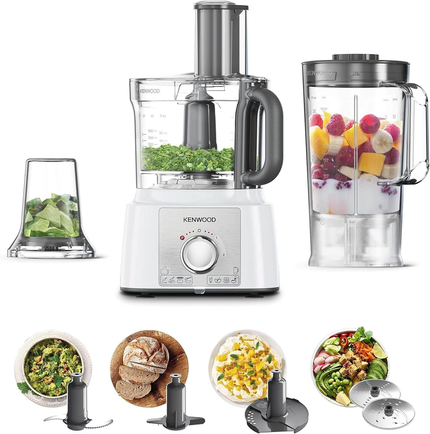 Kenwood fdp65.400wh food processor - international warranty