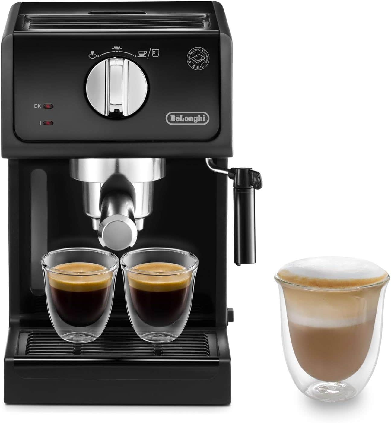 De'Longhi ECP31.21 Barista Pump Espresso Machine, 1100W, 1.1L, Black