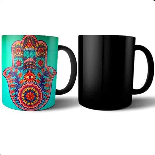 Bit-Hosny Magic Color-Changing Ceramic Mug - Microwave Safe