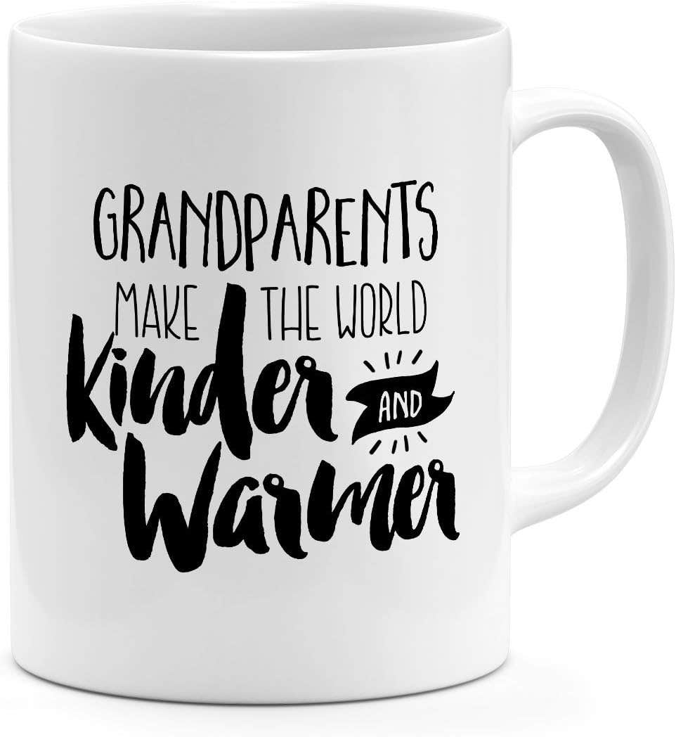 Loud Universe Grandparents White Ceramic Mug 11oz - Microwave Safe