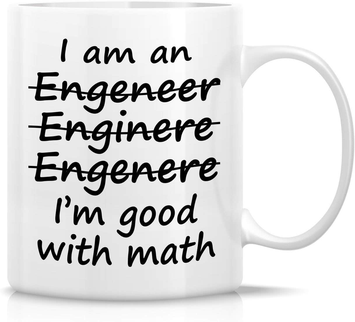 Retreez Engineer Funny Mug - 11 Oz Ceramic Coffee Cup - Sarcastic Gift