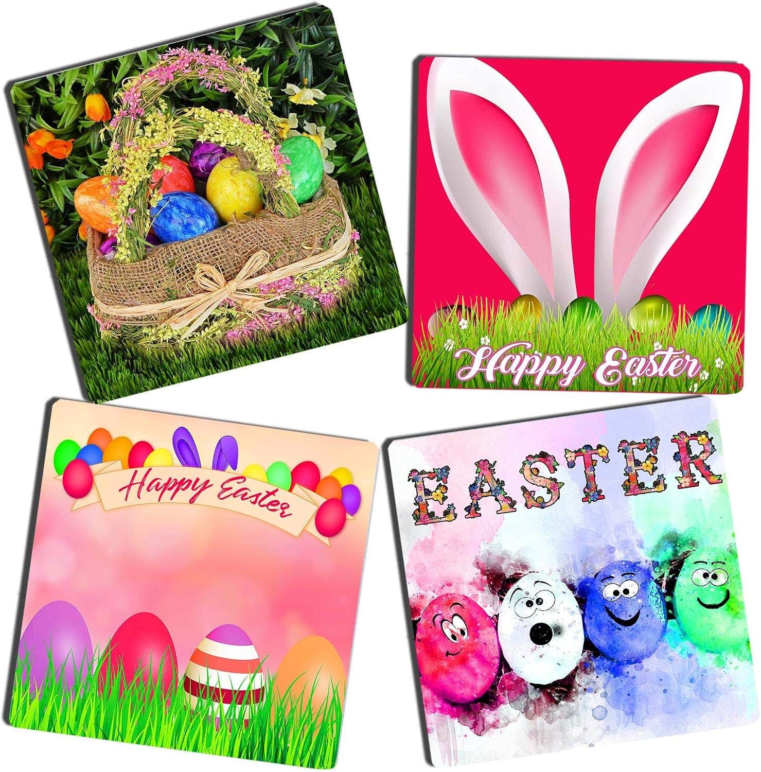 Artistic Touch Set of 4 Easter Wooden Coasters
