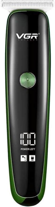VGR Men Shaver V-966 Professional Hair Trimmer Cordless & Corded, Precision T-Blade 3 Guide Combs LED Display Perfect Haircut or Shave Every Time for Men and Women