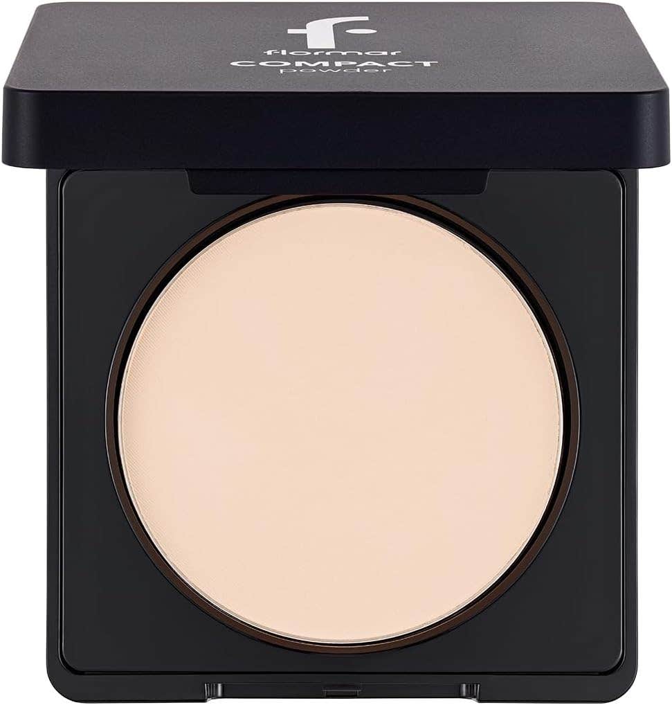 Flormar Compact Powder - Light Porcelain Beige, Even Toning