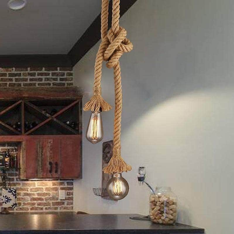 Modern Chandelier Rope Chandelier Sold Without Bulb - Pug