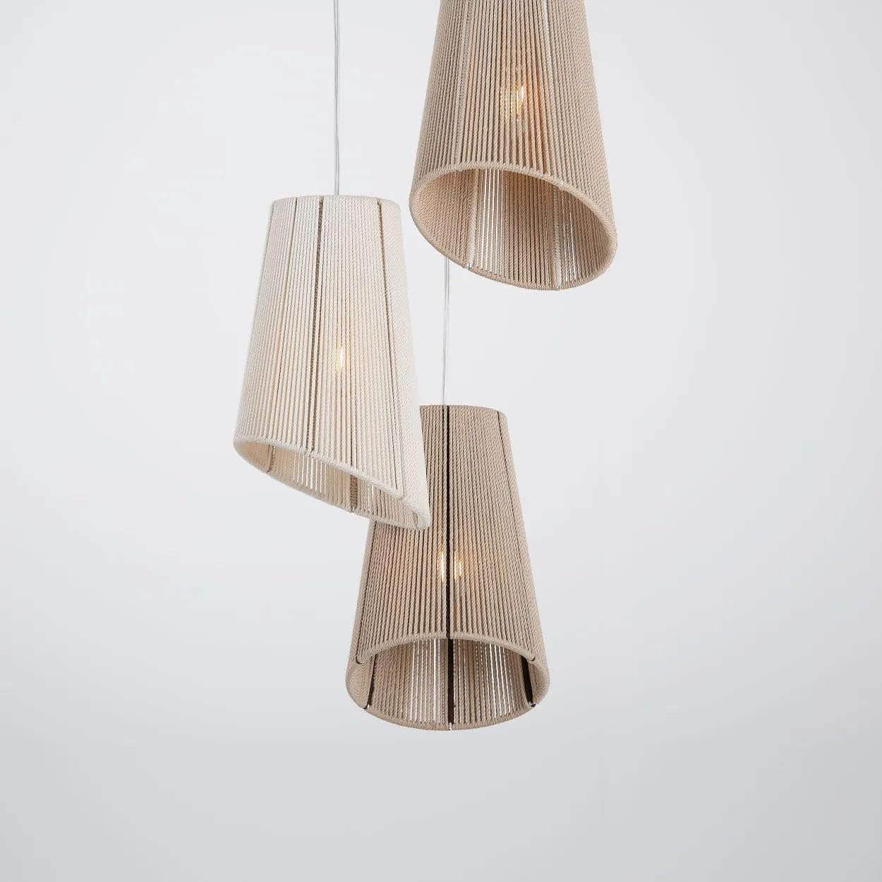 Mishkah Lighting Mishkah Lighting Macrame Boho Chandelier