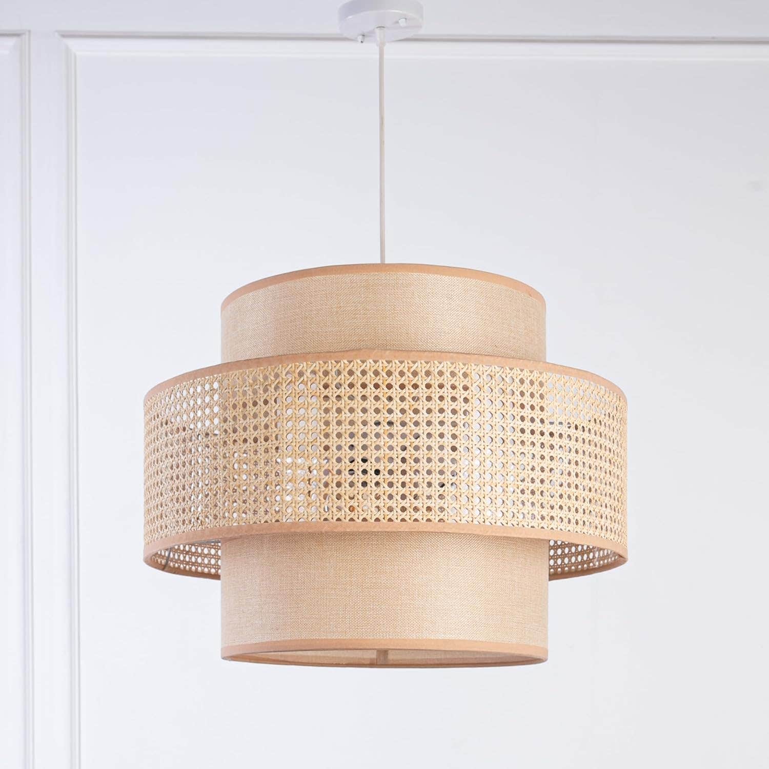 Mushkah Lighting Boho Beige Chandelier__