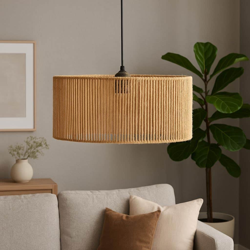 Mushkah Lighting Natural Ravia Hanging Chandelier__