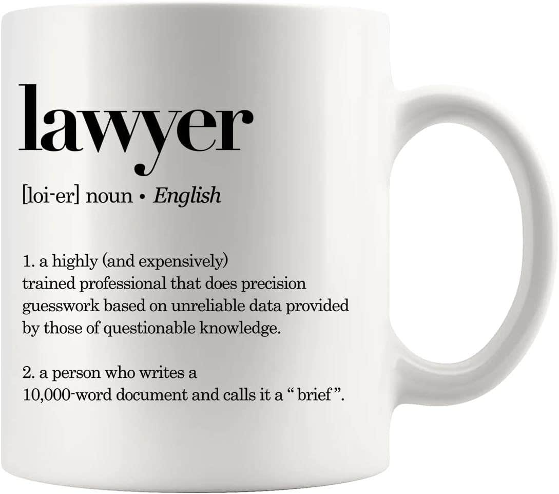 Panvola Lawyer Definition Ceramic Coffee Mug - 11oz White