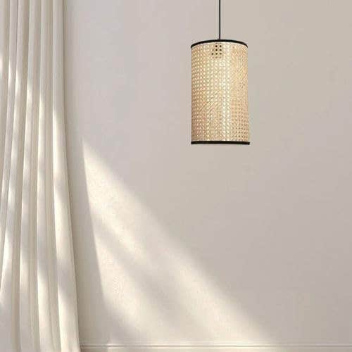 Mushkah Lighting Boho Rattan Chandelier