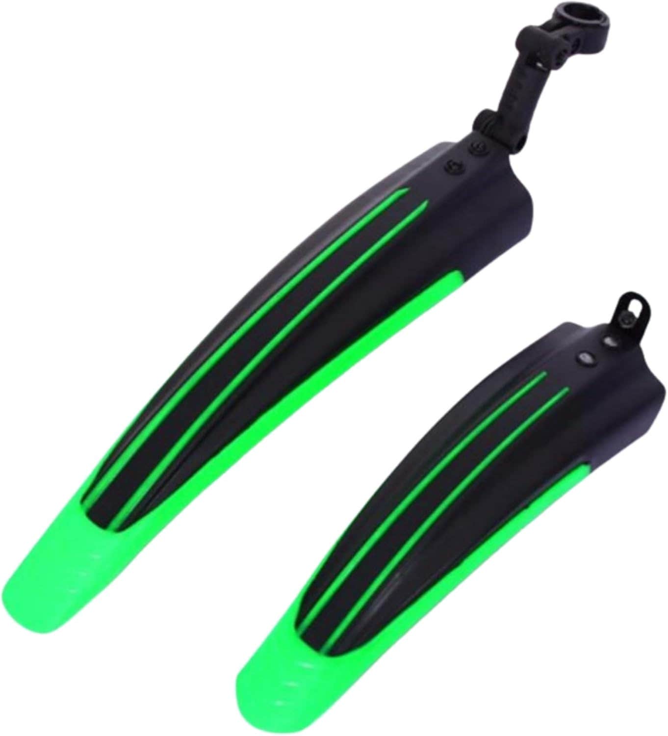 Universal Bike Mudguard Set - Front & Rear Fenders for MTB & Road Bikes - Green