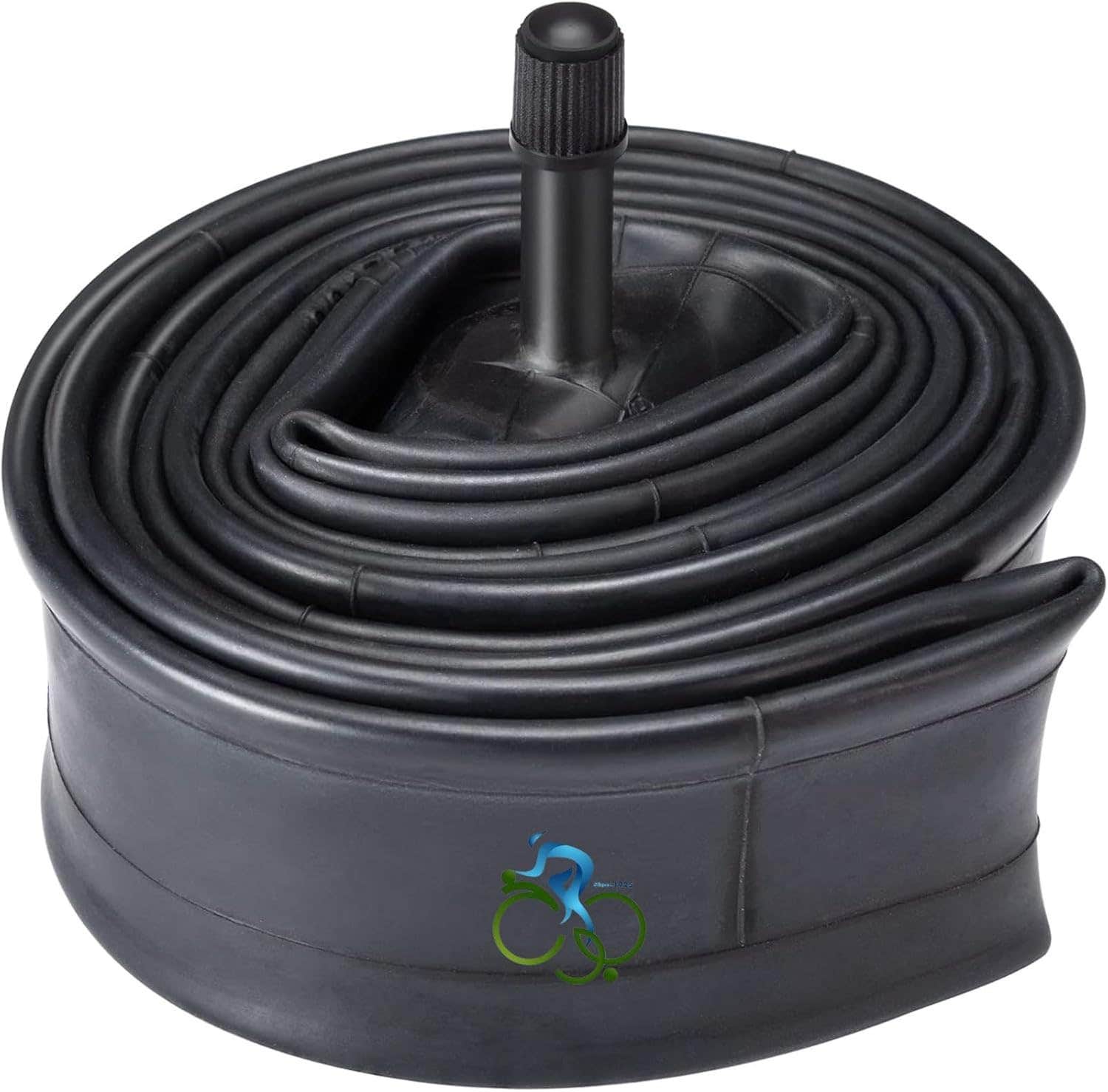 Heavy-Duty Bike Inner Tube with AV Schrader Valve - Durable Butyl Rubber (16 x 2.125/2.5)