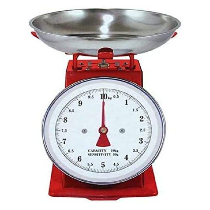 Kitchen Scale with Stainless Steel Bowl - 10 kg Capacity